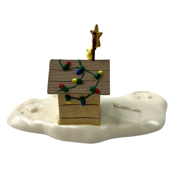 Hallmark Keepsake Ornament Woodstock On Doghouse Display Piece 2000 A Snoopy Chr - Picture 7 of 10